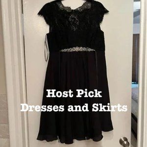 Maternity -Luxe by‎ Seraphine NWT Size 12 Black Lace Dress (NWT)
